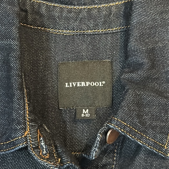 Liverpool Los Angeles High-Lo Shirt Jean Jacket, EUC. No flaws. - Picture 7 of 10